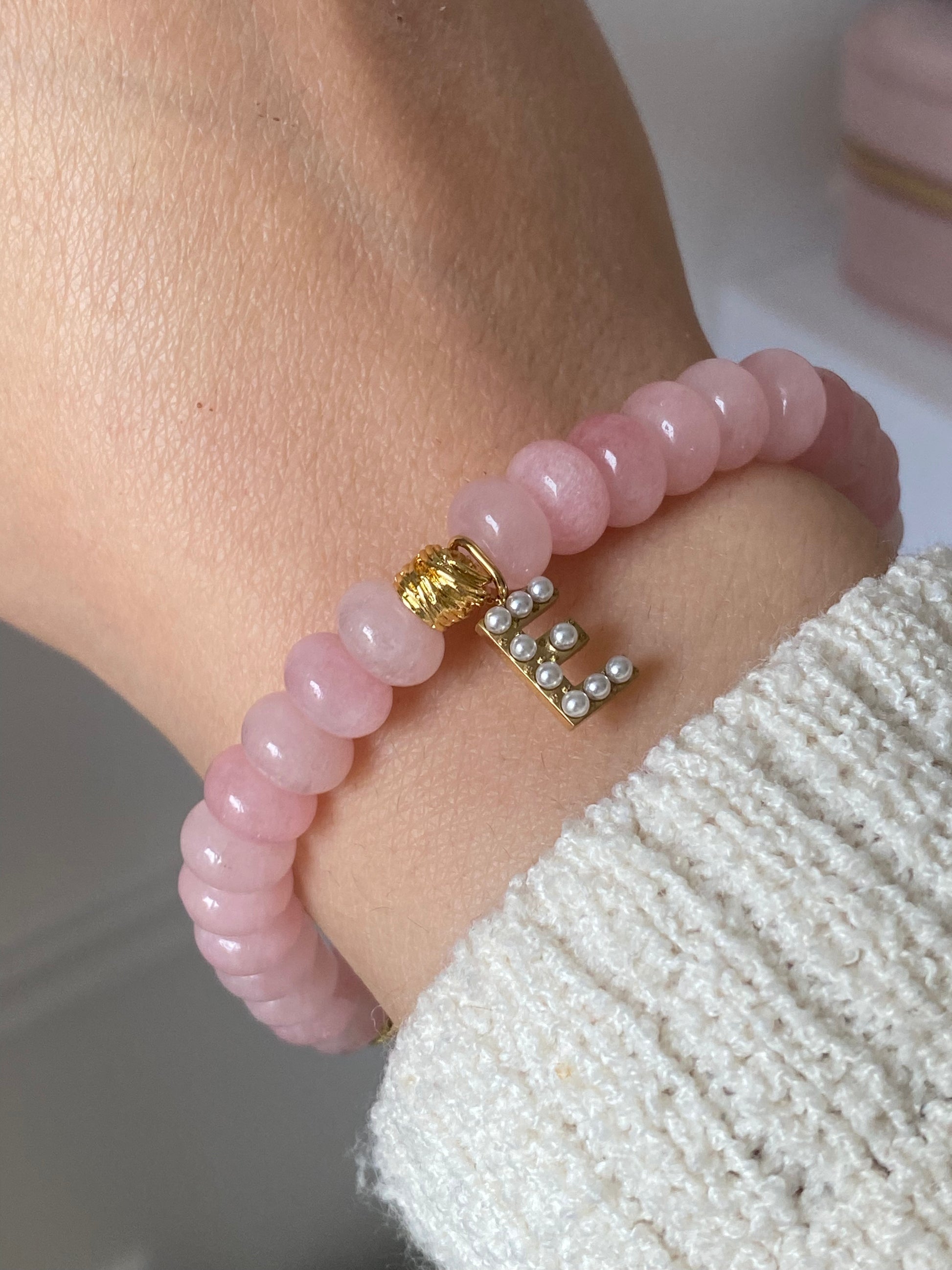 Bracelet Tasbih à 33 perles Doha - Initiale