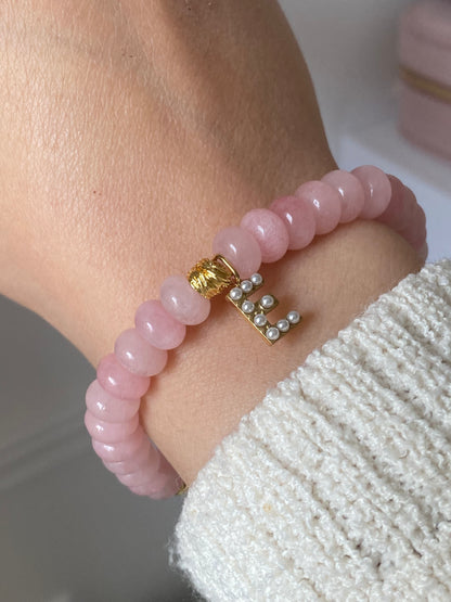 Bracelet Tasbih à 33 perles Doha - Initiale