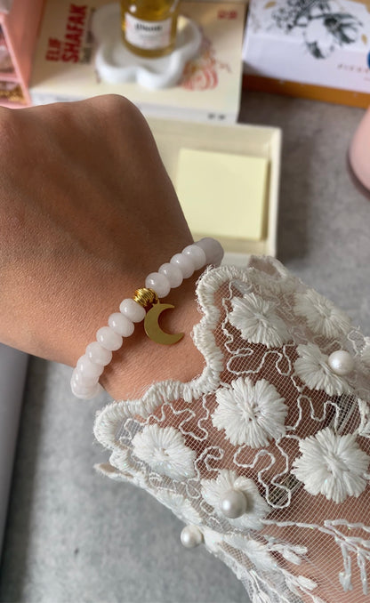 Bracelet Tasbih à 33 perles Milky - Charm