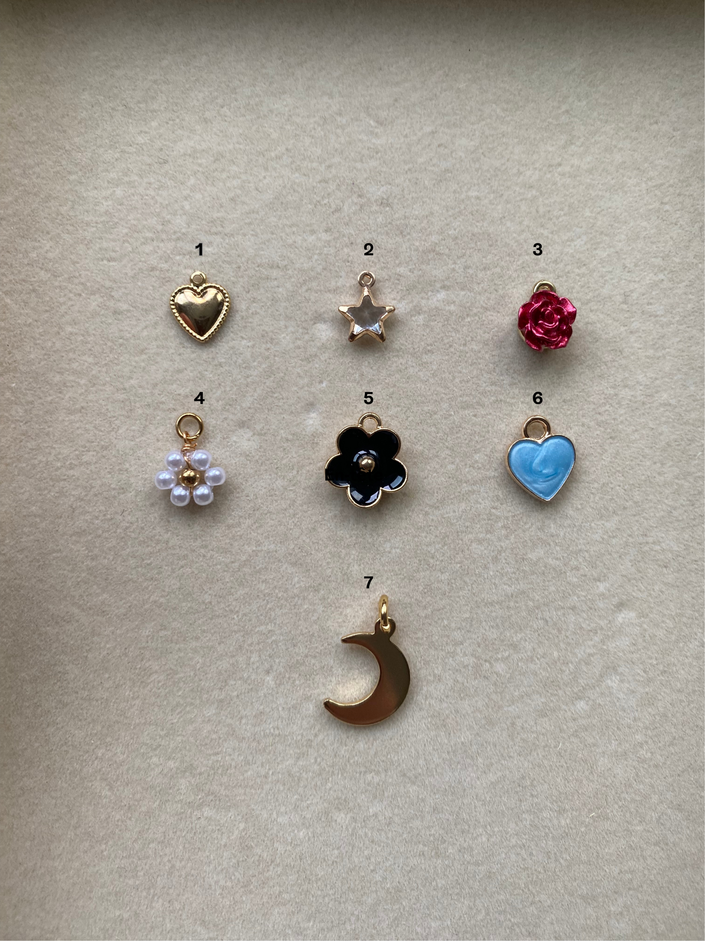 Proposition des charms au choix