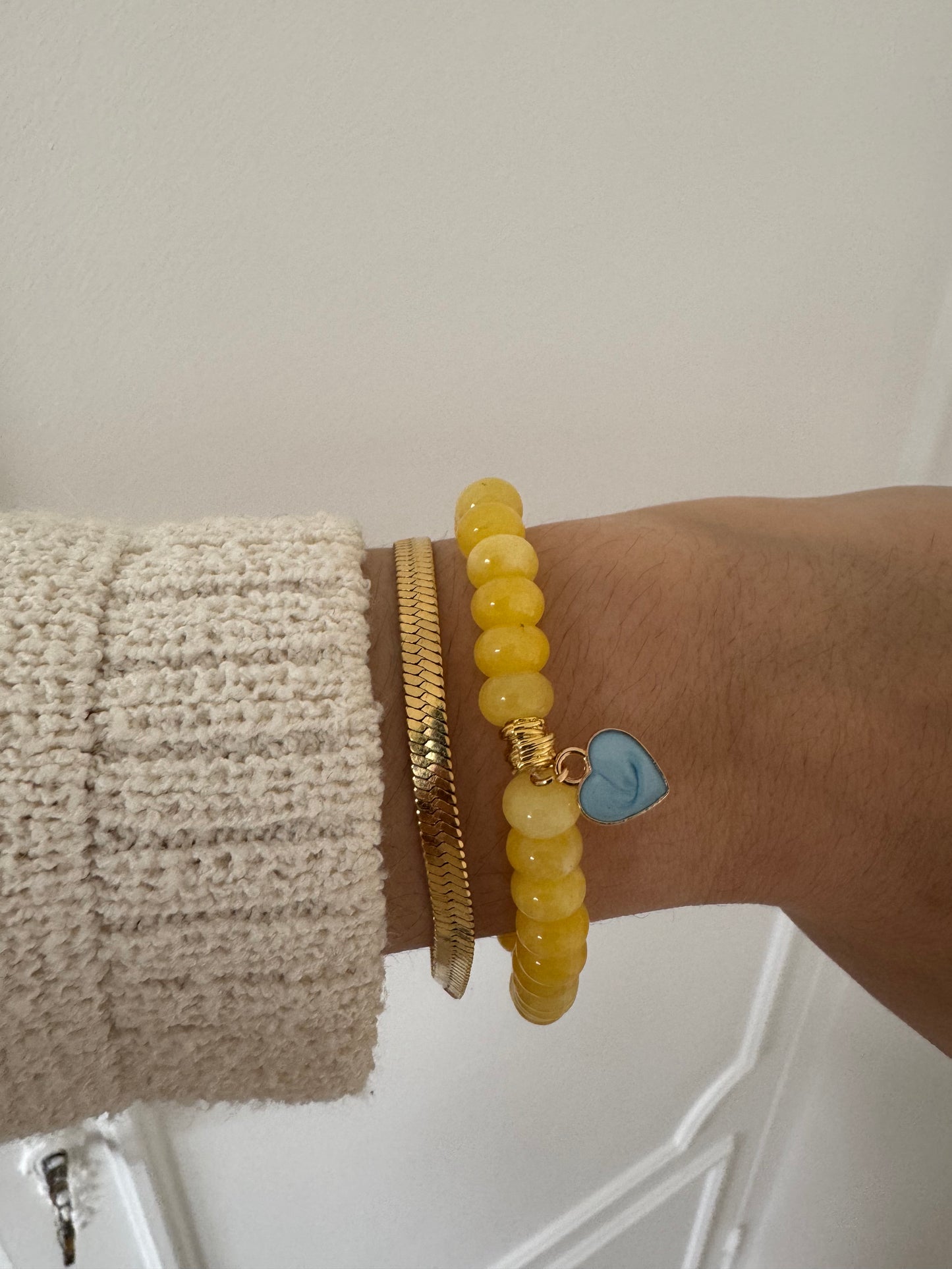 Bracelet Tasbih en perles - Sunflower